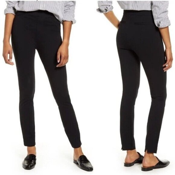 SPANX The Perfect Black Ankle Backseam Skinny Pant Size XS Petite - Picture 1 of 8